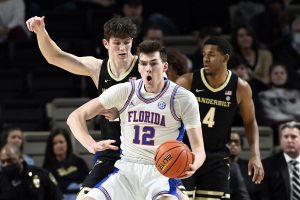 West Virginia faces another tall challenge against Florida center Colin Castleton
